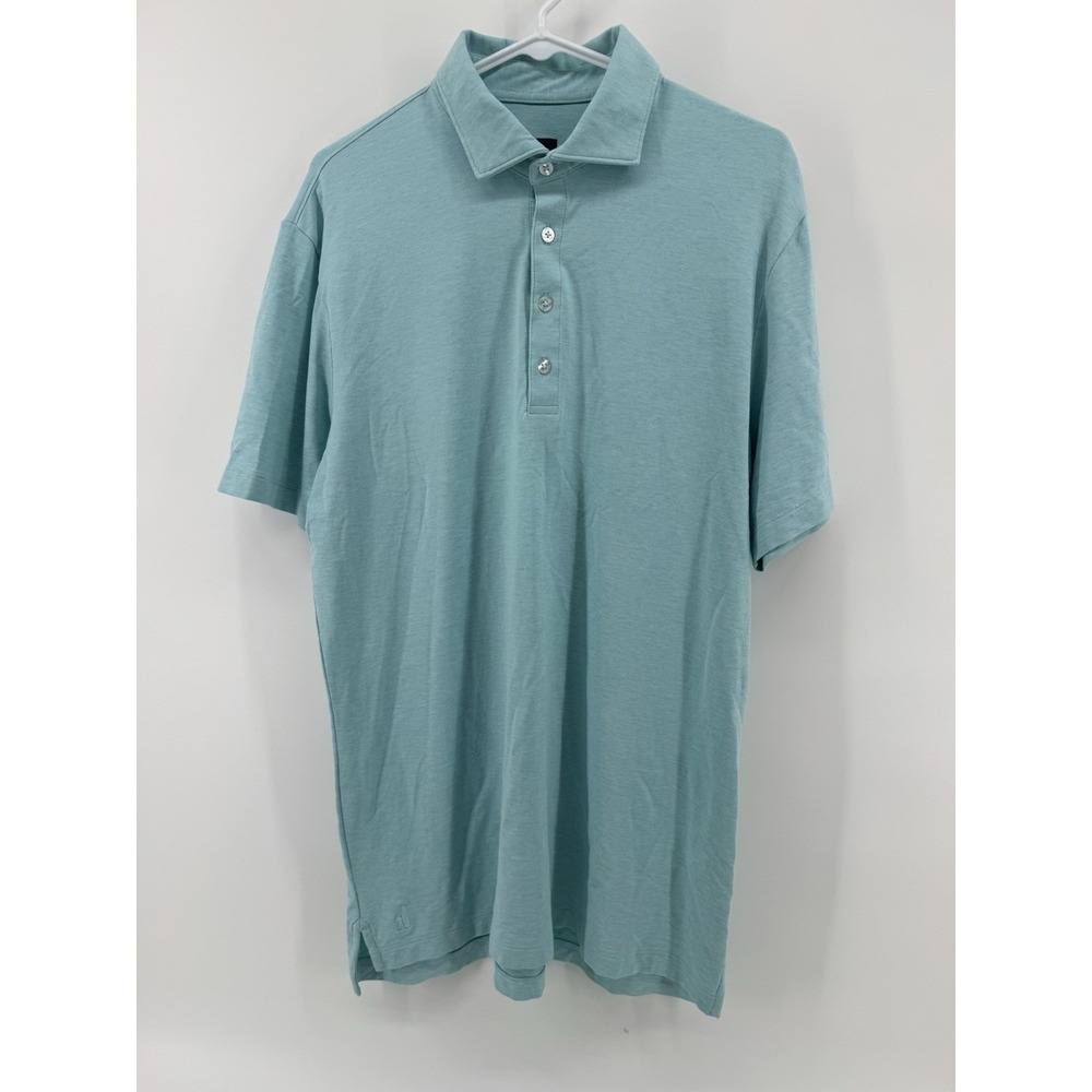 johnnie-O Top Shelf Polo - Idris Mens  L Green Grass Size Large